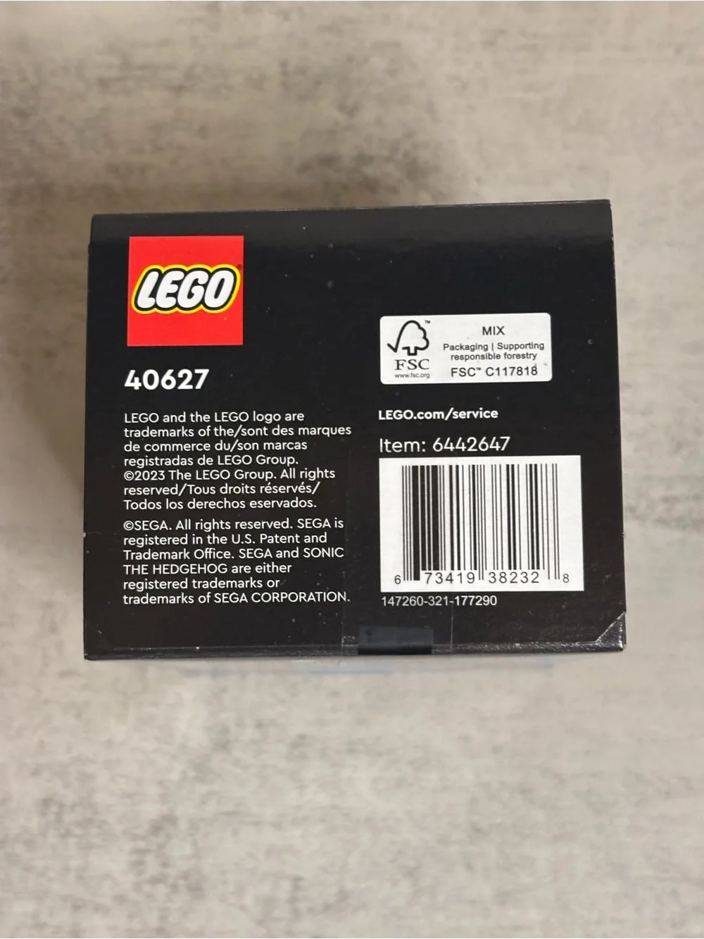 Lego BrickHeadz Sonic the Hedgehog Set (#40627) - Picture 6 of 7